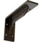 Ekena Millwork Embrey Steel Bracket, Antiqued Brass 2"W x 8"D x 4 1/4"H BKTM02X08X04EBABS - alternate 1